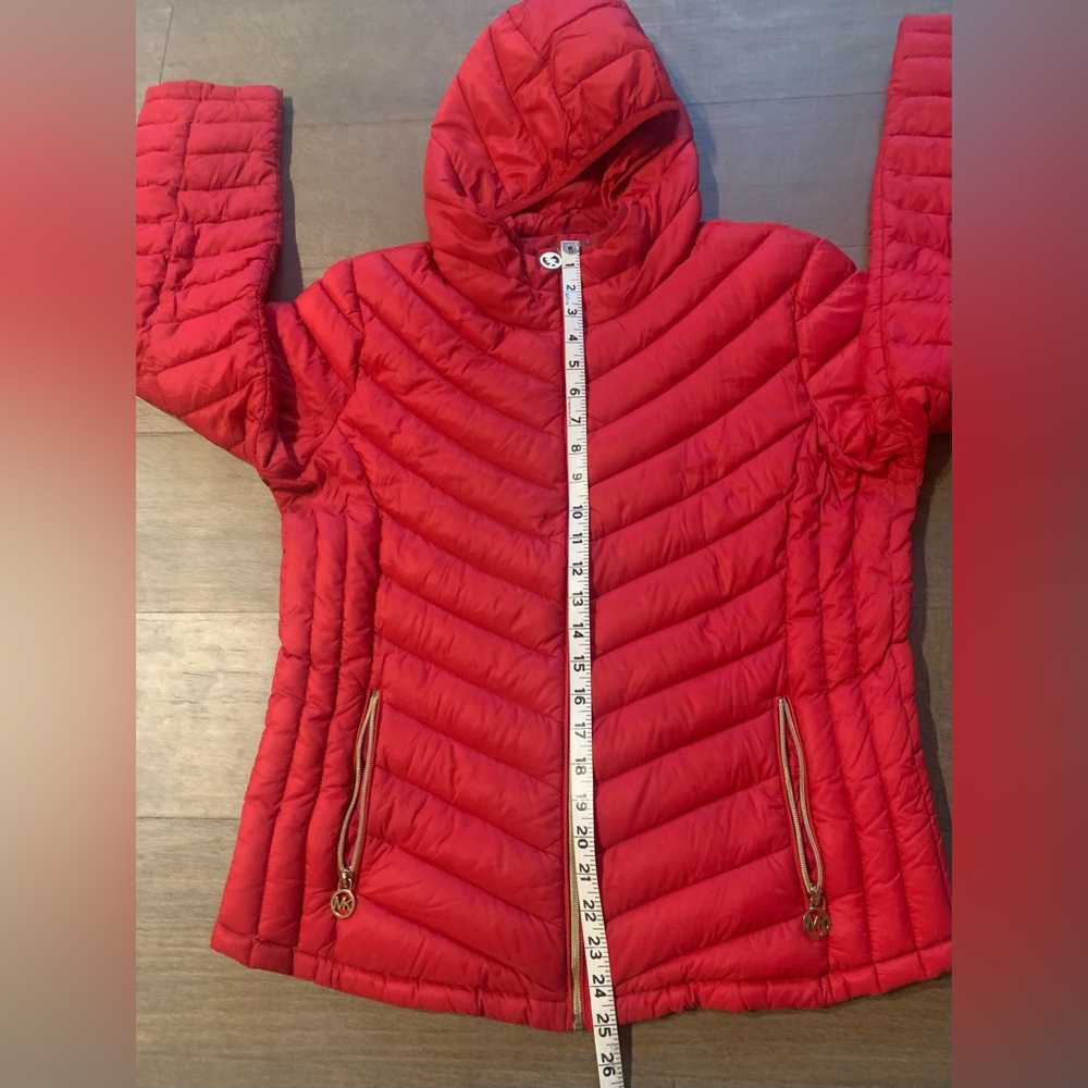 Michael Kors Red Packable Down Shell Puffer Jacket - image 8